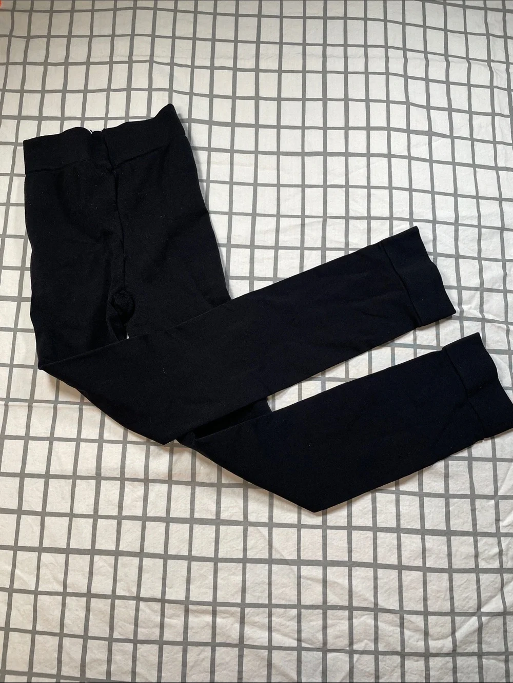 Mondor 2 pack footless black tights Small